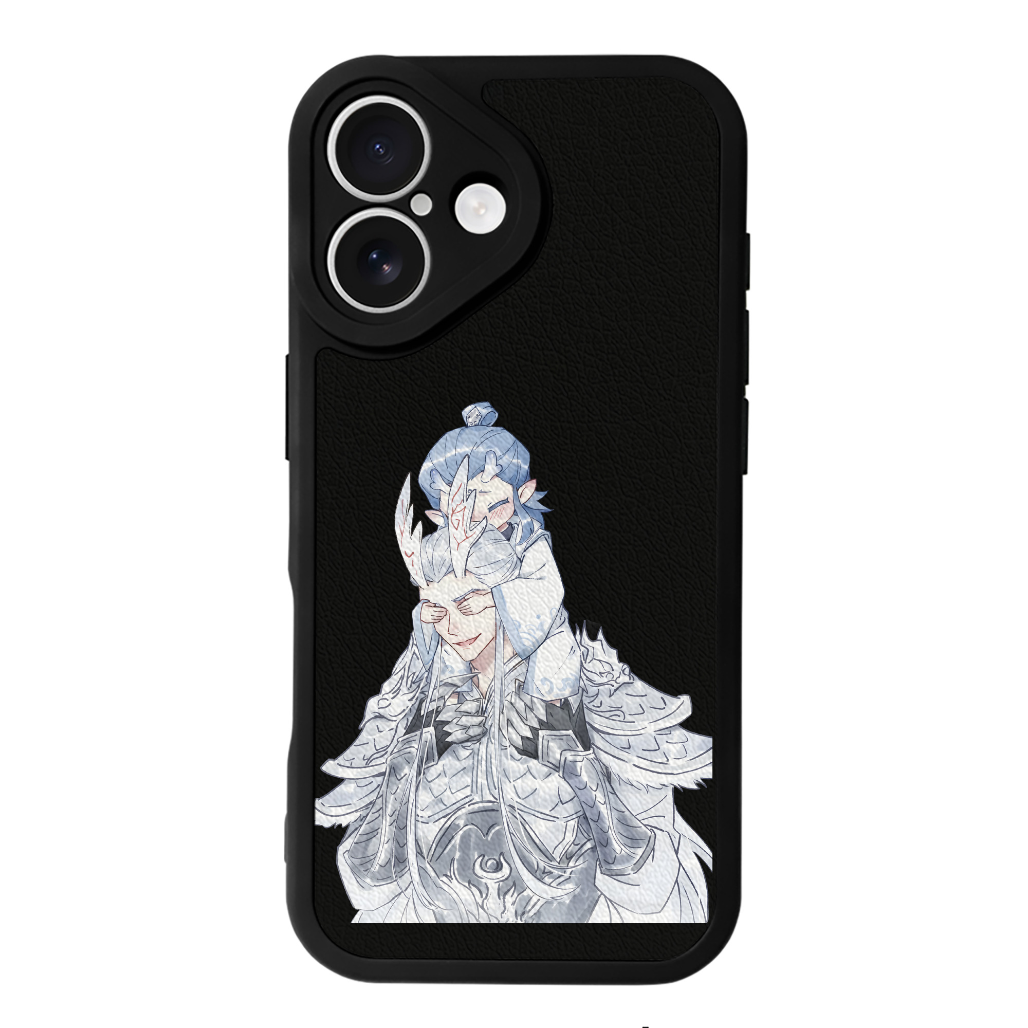 （画像用） Ne Zha 2 ナタ 魔童の大暴れ 【iPhone 16シリーズ対応】シリコンスマホケース（レザー調） 材質：シリコン